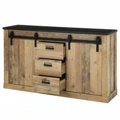 Ridgevalley Sideboard Shutter I - Eiche Dekor -Buromobel Verkaufe 1000348697 220505 040 DETAILS P000000001000348697