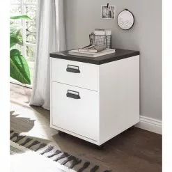 Ridgevalley Büro-Set Shutter I (2-teilig) - Pinie Weiß Dekor -Buromobel Verkaufe 1000348753 220505 024 MOOD DETAILS P000000001000348753 mood