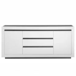 Loftscape Sideboard Accra - Weiß / Anthrazit -Buromobel Verkaufe 1000348827 220506 030 DETAILS P000000001000348827