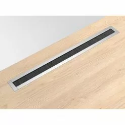 Loftscape Schreibtisch Warnes - (Elektrisch höhenverstellbar) - Eiche Dekor / Schwarz - Breite: 160 cm -Buromobel Verkaufe 1000353105 220519 050 DETAILS P000000001000353105