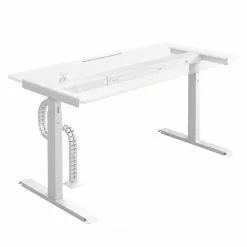 Loftscape Schreibtisch Warnant - (Manuell höhenverstellbar) - Weiß - Breite: 160 cm -Buromobel Verkaufe 1000353117 220519 030 DETAILS P000000001000353117