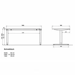 Germania Büroset GW-Lissabon IX (2-teilig) - Breite: 160 cm 20 Germania Büroset GW-Lissabon IX (2-teilig) - Breite: 160 cm -Buromobel Verkaufe 1000353365 220520 500 SKETCH DETAILS P000000001000353365 sketch