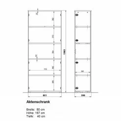 Germania Büroset GW-Lissabon XII (6-teilig) - Breite: 160 cm -Buromobel Verkaufe 1000353373 220520 504 SKETCH DETAILS P000000001000353373 sketch