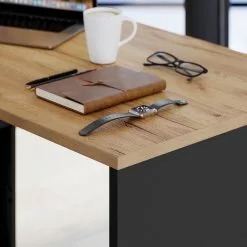 Germania Büroset GW-Lissabon IV (2-teilig) - Eiche Navarra Dekor / Graphit -Buromobel Verkaufe 1000353376 220520 050 DETAILS P000000001000353376