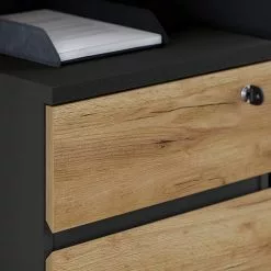 Germania Büroset GW-Lissabon VII (6-teilig) - Eiche Navarra Dekor / Graphit -Buromobel Verkaufe 1000353378 220520 050 DETAILS P000000001000353378 1