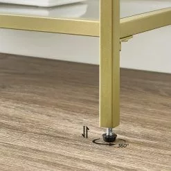 Red Living Regal Poygan II - Glas / Metall - Gold -Buromobel Verkaufe 1000353439 220601 033 DETAILS P000000001000353439