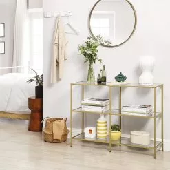 Red Living Regal Poygan III - Glas / Metall - Gold -Buromobel Verkaufe 1000353446 220601 022 MOOD DETAILS P000000001000353446 mood