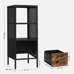 Red Living Regal Mocksville - Braun / Schwarz -Buromobel Verkaufe 1000353473 220601 500 SKETCH DETAILS P000000001000353473 sketch