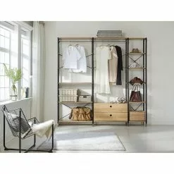 Red Living Regal Ruoms II - Akazie Dekor / Schwarz 12 Red Living Regal Ruoms II - Akazie Dekor / Schwarz -Buromobel Verkaufe 1000355290 220603 020 MOOD DETAILS P000000001000355290 mood