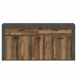 Red Living Sideboard Westcliffe - Altholz Dekor / Beton Dekor -Buromobel Verkaufe 1000356698 220603 030 DETAILS P000000001000356698