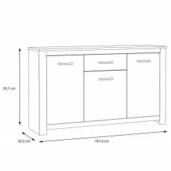 Loftscape Sideboard Verolme I - Eiche Dekor -Buromobel Verkaufe 1000356722 220603 500 SKETCH DETAILS P000000001000356722 sketch