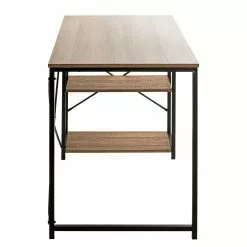 Red Living Schreibtisch Eibar I - Metall - Eiche Dekor / Schwarz -Buromobel Verkaufe 1000356851 220609 031 DETAILS P000000001000356851