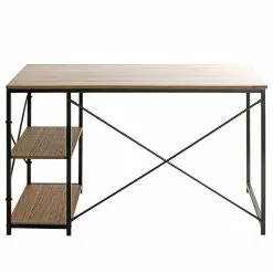 Red Living Schreibtisch Eibar I - Metall - Eiche Dekor / Schwarz -Buromobel Verkaufe 1000356851 220609 032 DETAILS P000000001000356851