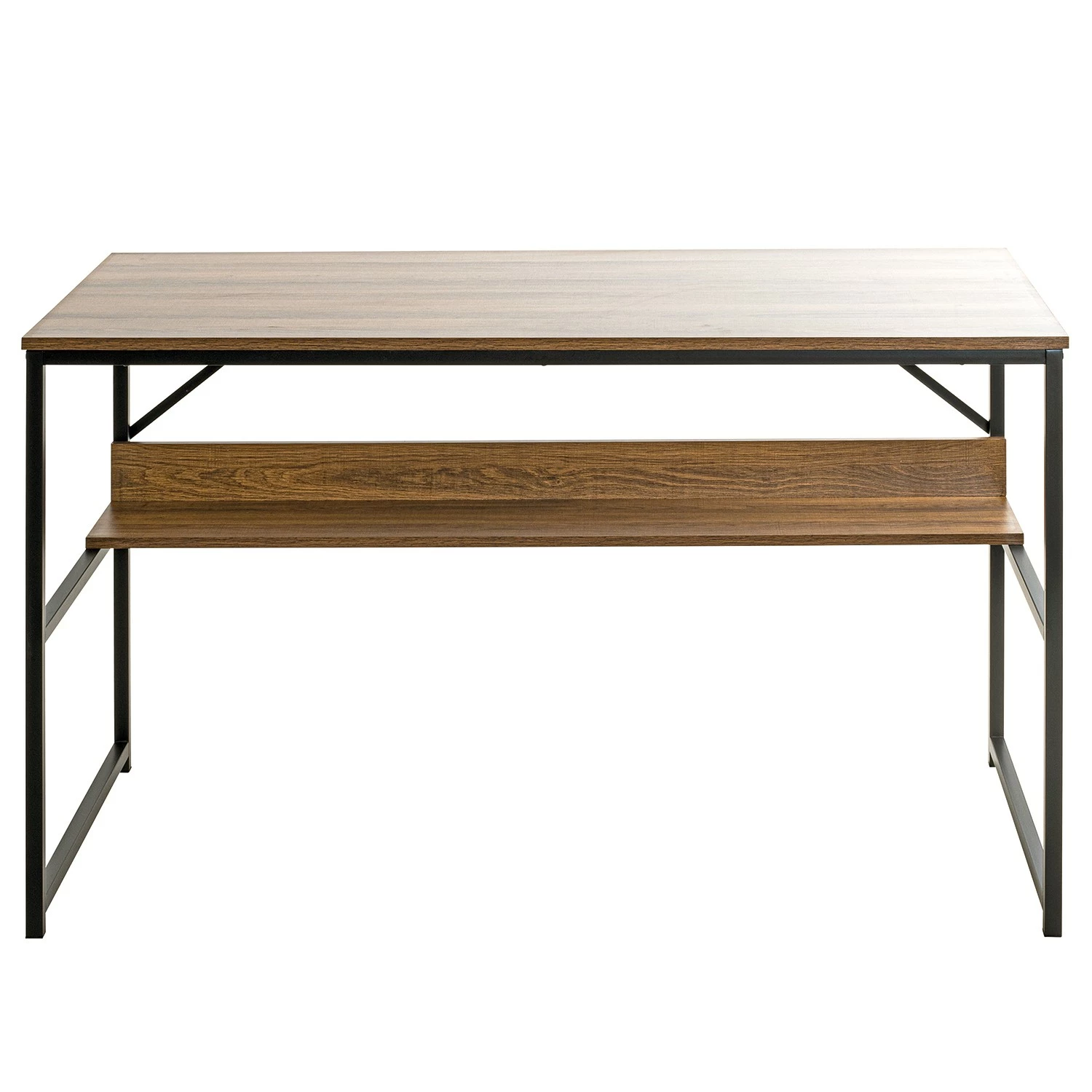 Red Living Schreibtisch Eibar II - Metall - Eiche Dekor / Schwarz 4 Red Living Schreibtisch Eibar II - Metall - Eiche Dekor / Schwarz – Bild 2