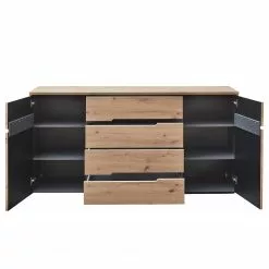 Loftscape Sideboard Moosic - Eiche Artisan Dekor / Graphit -Buromobel Verkaufe 1000357963 220608 030 DETAILS P000000001000357963
