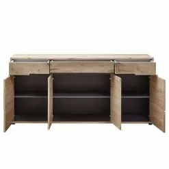 Loftscape Sideboard Tallard - Balkeneiche Dekor / Graphit -Buromobel Verkaufe 1000357972 220608 030 DETAILS P000000001000357972