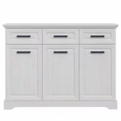 Ridgevalley Sideboard New Dessa III - Kiefer Weiß Dekor -Buromobel Verkaufe 1000358010 220616 040 DETAILS P000000001000358010