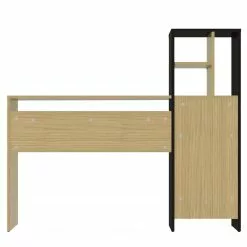 Temahome Schreibtisch-Kombination Mitch - Eiche Dekor / Schwarz -Buromobel Verkaufe 1000358886 220615 060 DETAILS P000000001000358886