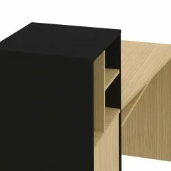 Temahome Schreibtisch-Kombination Mitch - Eiche Dekor / Schwarz -Buromobel Verkaufe 1000358886 220615 075 DETAILS P000000001000358886