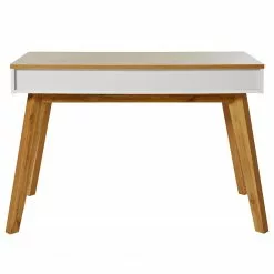 Jahnke Schreibtisch Libre D 120 - Kerneiche Dekor / Weiß -Buromobel Verkaufe 1000358895 220615 060 DETAILS P000000001000358895