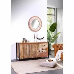 Red Living Sideboard Vallentuna - Mango massiv / Metall - Mango / Schwarz -Buromobel Verkaufe 1000359913 220621 020 MOOD DETAILS P000000001000359913 mood