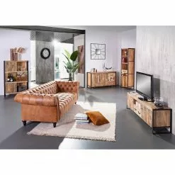 Red Living Sideboard Vallentuna - Mango massiv / Metall - Mango / Schwarz -Buromobel Verkaufe 1000359913 220621 022 MOOD DETAILS P000000001000359913 mood