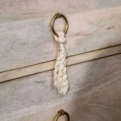 Ridgevalley Sideboard Lumby II - Mango massiv - Mango Hell / Grau -Buromobel Verkaufe 1000359923 220621 060 DETAILS P000000001000359923