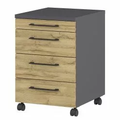 Germania Büroset GW-Profi 2.0 (2-teilig) - Höhenverstellbar - Eiche Grandson Dekor -Buromobel Verkaufe 1000360351 220622 033 DETAILS P000000001000360351