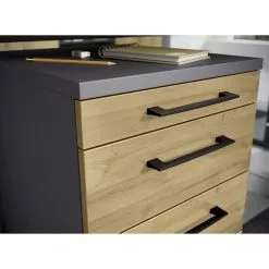 Germania Büroset GW-Profi 2.0 (2-teilig) - Höhenverstellbar - Eiche Grandson Dekor -Buromobel Verkaufe 1000360351 220622 035 DETAILS P000000001000360351