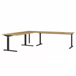 Germania Eckschreibtisch GW-Profi 2.0 - Höhenverstellbar - Eiche Grandson Dekor