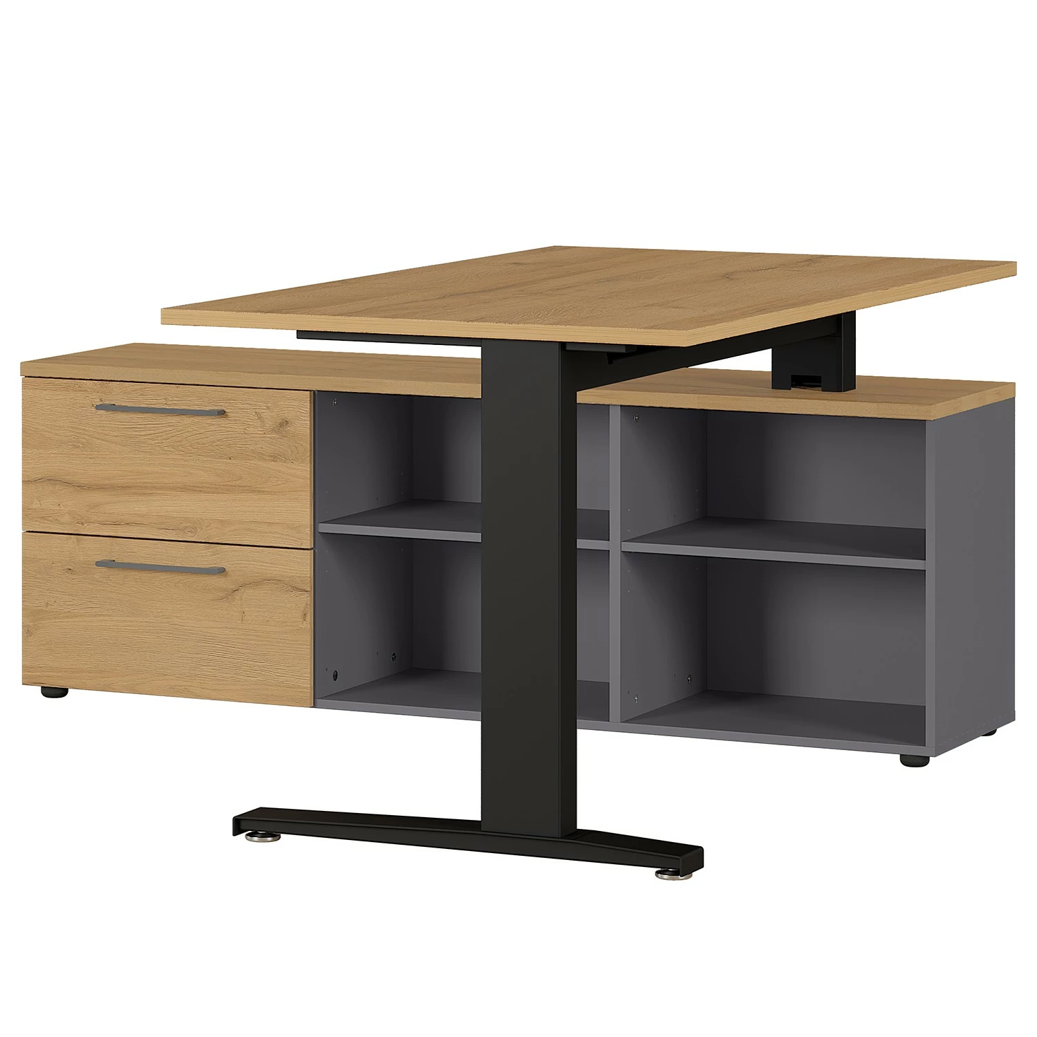 Germania Büroset GW-Agenda IV (4-teilig) - Eiche Grandson Dekor / Graphit 10 Germania Büroset GW-Agenda IV (4-teilig) - Eiche Grandson Dekor / Graphit – Bild 8