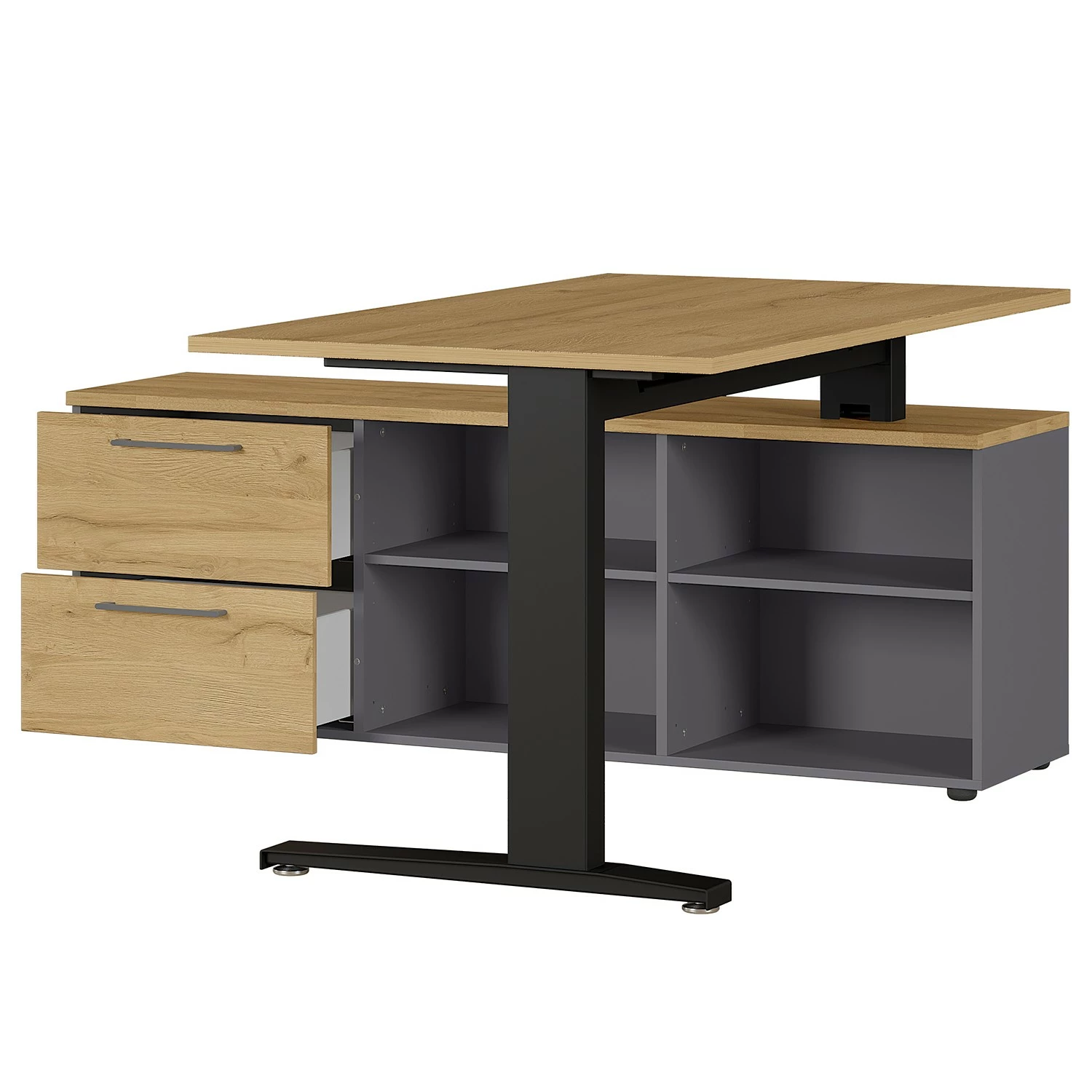 Germania Büroset GW-Agenda IV (4-teilig) - Eiche Grandson Dekor / Graphit 11 Germania Büroset GW-Agenda IV (4-teilig) - Eiche Grandson Dekor / Graphit – Bild 9