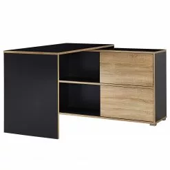 Germania Büroset Mingle III (3-teilig) - Anthrazit / Eiche Sonoma Dekor -Buromobel Verkaufe 1000360363 220622 030 DETAILS P000000001000360363