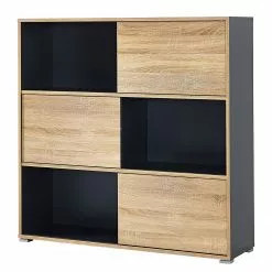 Germania Büroset Mingle III (3-teilig) - Anthrazit / Eiche Sonoma Dekor -Buromobel Verkaufe 1000360363 220622 034 DETAILS P000000001000360363