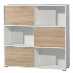 Germania Büroset Mingle II (2-teilig) - Weiß / Eiche Sonoma Dekor -Buromobel Verkaufe 1000360364 220622 033 DETAILS P000000001000360364