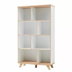 Germania Büroset Neston (5-teilig) - Weiß / Eiche Sanremo Dekor -Buromobel Verkaufe 1000360379 220622 030 DETAILS P000000001000360379