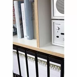 Germania Büroset Neston (5-teilig) - Weiß / Eiche Sanremo Dekor -Buromobel Verkaufe 1000360379 220622 038 DETAILS P000000001000360379