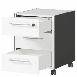 Germania Rollcontainer GW-Pasadena - Weiß / Graphit -Buromobel Verkaufe 1000361819 220722 031 DETAILS P000000001000361819