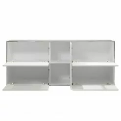 Trendteam Sideboard Infintiy I - Hochglanz Weiß / Matt Weiß -Buromobel Verkaufe 1000363623 220802 031 DETAILS P000000001000363623