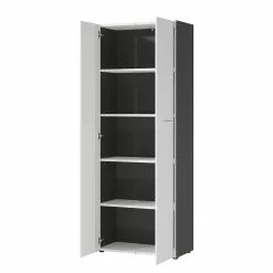 Germania Aktenschrank GW-Pasadena - Weiß / Graphit - Höhe: 196 cm -Buromobel Verkaufe 1000363828 220722 031 DETAILS P000000001000363828