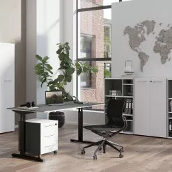 Germania Büroset GW-Pasadena IV - Graphit / Weiß