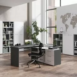 Germania Büroset GW-Pasadena II - Graphit / Weiß