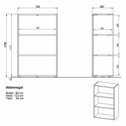 Germania Büroset GW-Pasadena III - Graphit / Weiß -Buromobel Verkaufe 1000363835 220722 505 SKETCH DETAILS P000000001000363835 sketch