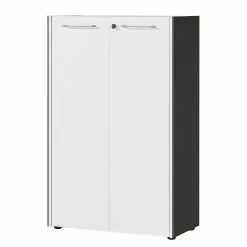 Germania Büroset GW-Pasadena VI - Graphit / Weiß -Buromobel Verkaufe 1000363836 220722 033 DETAILS P000000001000363836