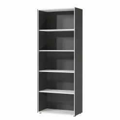 Germania Aktenregal GW-Pasadena II - Graphit / Weiß - Höhe: 196 cm -Buromobel Verkaufe 1000363843 220722 031 DETAILS P000000001000363843