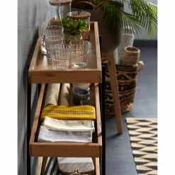 Red Living Regal Beitbridge I - Akazie massiv / Metall - Akazie / Schwarz -Buromobel Verkaufe 1000363959 220714 021 MOOD DETAILS P000000001000363959 mood