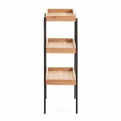 Red Living Regal Beitbridge I - Akazie massiv / Metall - Akazie / Schwarz -Buromobel Verkaufe 1000363959 220714 035 DETAILS P000000001000363959