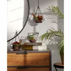 Red Living Sideboard Kisumu - Wiener Geflecht / Eisen - Braun / Schwarz -Buromobel Verkaufe 1000363968 220714 022 MOOD DETAILS P000000001000363968 mood