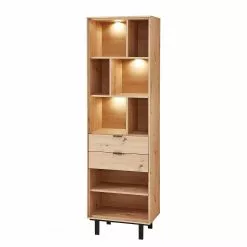 Fashion For Home Regal Leox - Inkl. Beleuchtung - Eiche Artisan Dekor