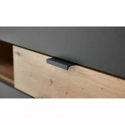 Fashion For Home Sideboard Leox - Inkl. Beleuchtung - Graphit / Eiche Artisan Dekor -Buromobel Verkaufe 1000364263 220719 045 DETAILS P000000001000364263